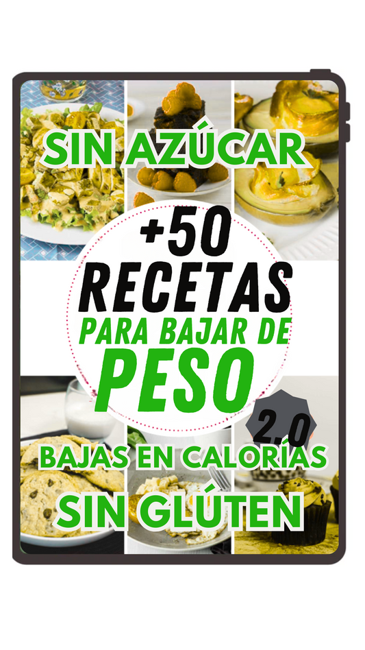 +50 Recetas para BAJAR DE PESO 🍽️ - Sin Gluten & Sin Azúcar