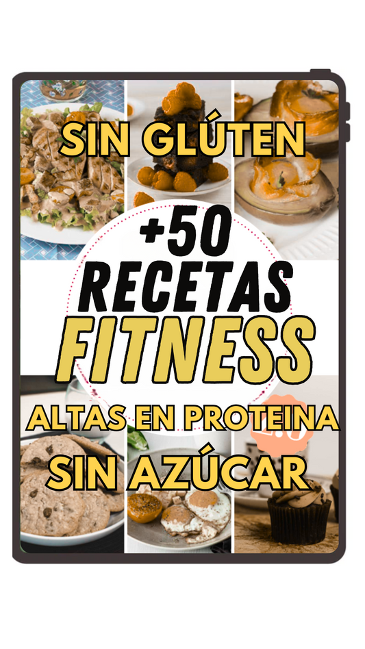 +50 Recetas FITNESS 💪 - Recetas Proteicas - Sin Azúcar & Sin Glúten