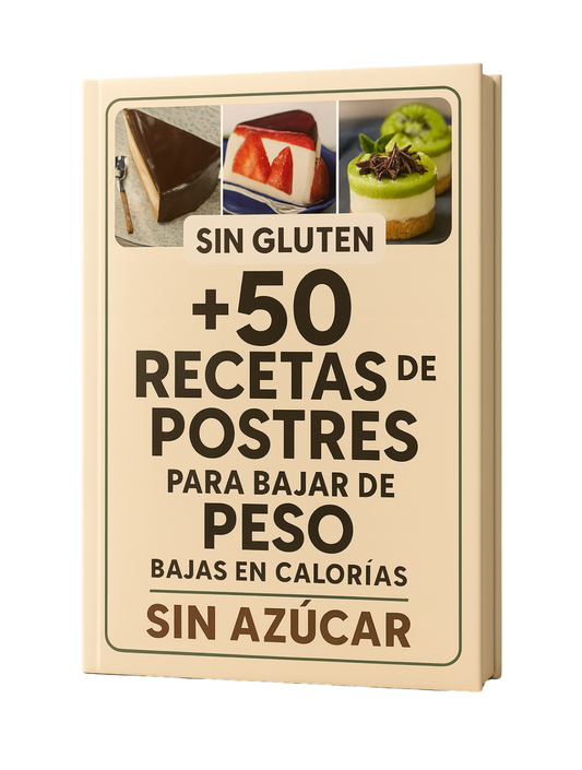 +50 Recetas POSTRES 🍨 Sin Azúcar y Sin Glúten