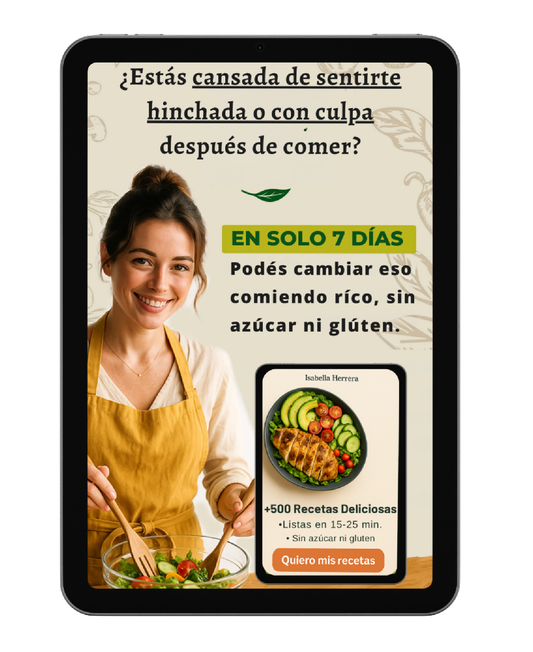 +500 Recetas Saludables: Sin Azúcar & Sin Gluten + 🎁