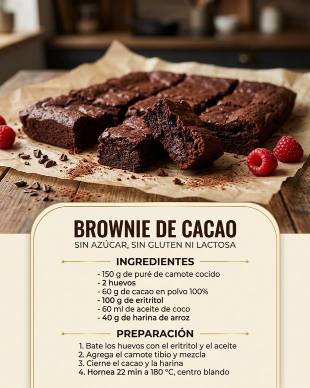 Brownie de cacao