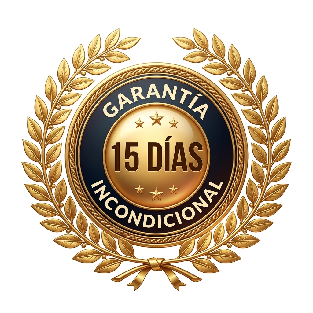 Sello de garantía incondicional de 15 días